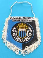 Club Brugge kampioen 1976 vintage prachtige zeldzame vaandel, Verzamelen, Ophalen of Verzenden, Zo goed als nieuw, Vaantje of Sjaal