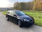 Zwarte VW Golf 6 1.6 TDI handgeschakeld 105pk, Auto's, Euro 5, Stof, Zwart, Stadsauto