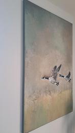 Prachtig kunstwerk canadese ganzen van Suzy Suy, Ophalen