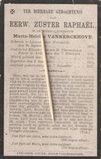 Bidprentje Zuster Vankerchove, Verzamelen, Bidprentjes en Rouwkaarten, Verzenden, Bidprentje