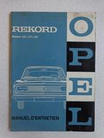 Manuel entretien OPEL REKORD 1965,1,5L,1,7l,1,9L,original, Enlèvement ou Envoi