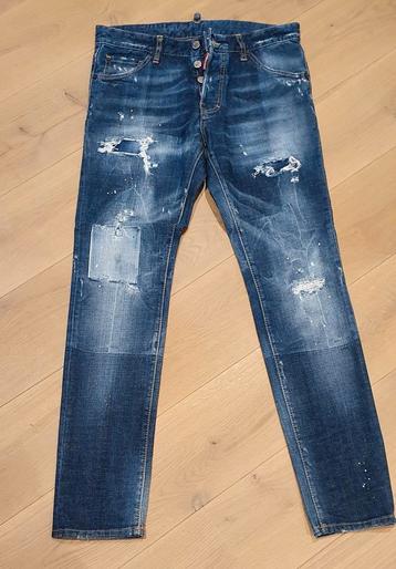 Dsquared 2 denim/jeans maatje 46 nieuw ongedragen, Dsquared2, Blauw, Nieuw, W32 (confectie 46) of kleiner