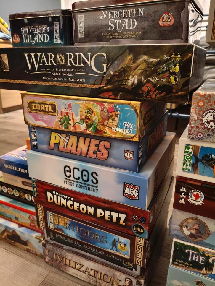 Bordspellen te koop, Hobby en Vrije tijd, Gezelschapsspellen | Bordspellen, Zo goed als nieuw, Ophalen of Verzenden