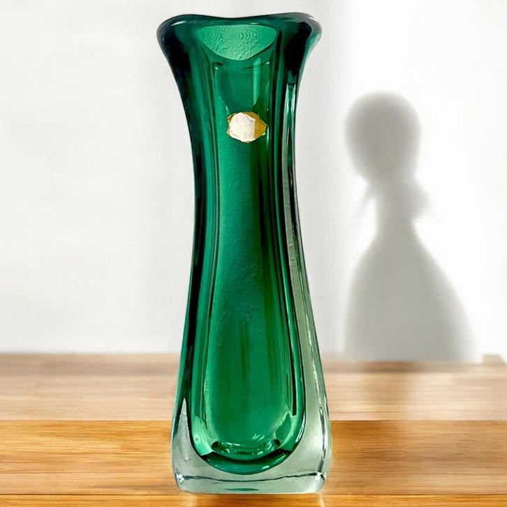 Val Saint Lambert Vase Verveine en cristal, Antiquités & Art, Antiquités | Verre & Cristal, Enlèvement ou Envoi