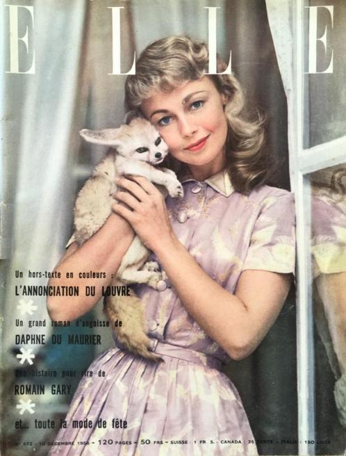 ELLE France magazine  - 10 Décembre 1956 - 10 december 56, Boeken, Tijdschriften en Kranten, Gelezen, Damesbladen, Verzenden