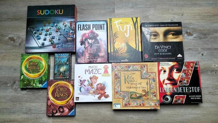 Gezelschaps- / Bordspellen - ook afzonderlijk te koop, Hobby en Vrije tijd, Gezelschapsspellen | Bordspellen, Gebruikt, Ophalen of Verzenden