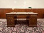 Klassiek Engels Chesterfield Bureau Partnerdesk, Antiek en Kunst, Ophalen of Verzenden
