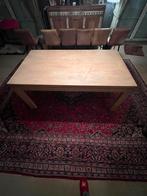 Eettafel massief eik, Huis en Inrichting, Ophalen, Gebruikt, Eikenhout, 50 tot 100 cm