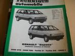 revue technique renault espace 1 de 1984-1987, Utilisé, Enlèvement ou Envoi, RTA, Renault