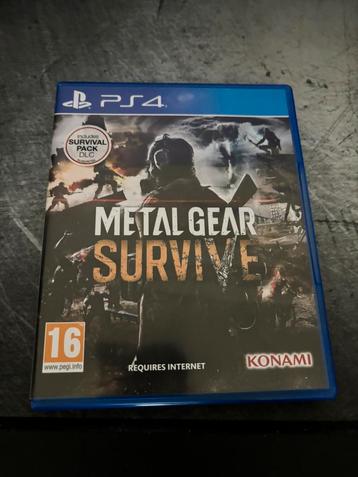 Metal Gear Survive disponible aux enchères