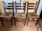 GRATIS: 3 stoelen met rieten zitting, Antiek en Kunst, Ophalen