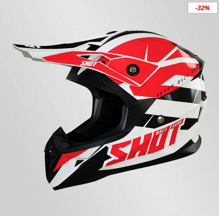 Kruishelm - Shot - Maat S/M (55-56), Motoren, Kleding | Motorhelmen, Offroadhelm, S, Overige merken, Nieuw zonder kaartje, Ophalen of Verzenden