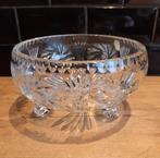 Vintage kristallen schaal op pootjes (Polen), Antiek en Kunst, Ophalen