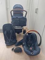 Joolz Day 3 Classic Blue kinderwagen 3-in-1 complete set, Kinderen en Baby's, Kinderwagens en Combinaties, Zo goed als nieuw, Verstelbare duwstang