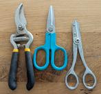 Snoeischaar + Tuinschaar + Bloemenschaar, Jardin & Terrasse, Sécateurs, Enlèvement