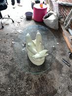 table basse  de salon dauphiun, Maison & Meubles, 100 à 150 cm, Moins de 50 cm, Comme neuf, Verre