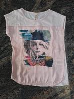 Mt 4j Lichtroze T-shirt indianenmeisje, Kinderen en Baby's, Kinderkleding | Maat 104, Meisje, Cks, Ophalen of Verzenden, Zo goed als nieuw