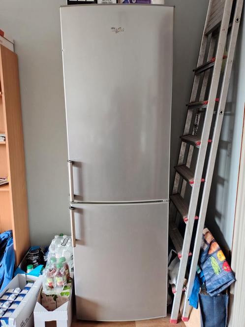 Whirlpool koelkast met vriezer, Elektronische apparatuur, Koelkasten en IJskasten, Gebruikt, Ophalen