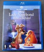 DVD + Blu-ray - Belle en de Vagebond - Disney nr. 15, Cd's en Dvd's, Blu-ray, Ophalen of Verzenden, Zo goed als nieuw, Tekenfilms en Animatie