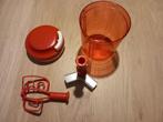 Tupperware hakmolen mixer klopper groot nieuw, Huis en Inrichting, Ophalen, Nieuw, Rood