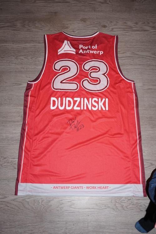 basketbal shirt van Dudzinski Antwerp giants - euromillions, Sport en Fitness, Basketbal, Ophalen of Verzenden
