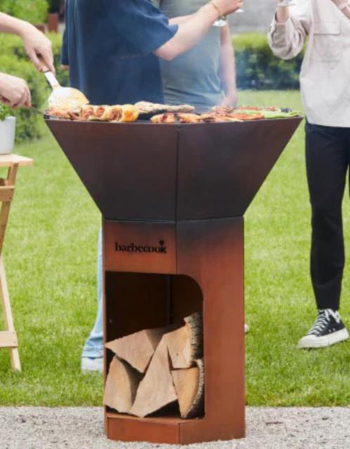À vendre : Barbecook Nestor en acier corten - NEUF, Tuin en Terras, Brandhout, Blokken, Ophalen