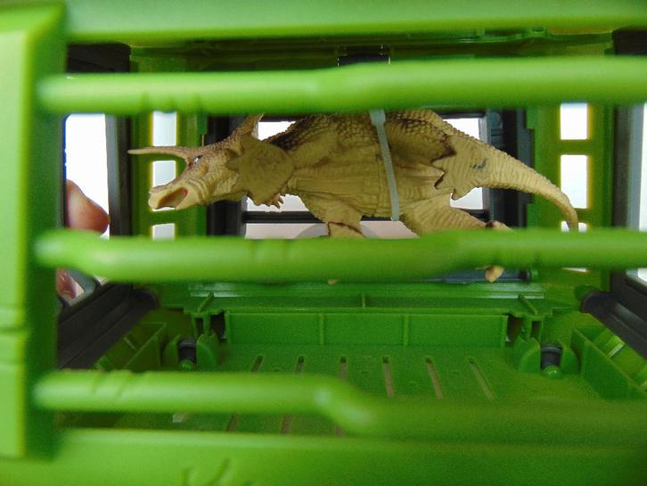 speelgoed Triceratops in kooi, Dinosaurus kooi, Kinderen en Baby's, Speelgoed | Actiefiguren, Nieuw, Ophalen of Verzenden