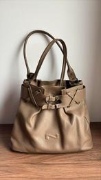 Handtas Nathan, Handtassen en Accessoires, Tassen | Damestassen, Ophalen, Gebruikt, Beige, Handtas