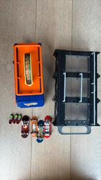 Skateboard fingerboards met auto en skatepark, Ophalen, Zo goed als nieuw
