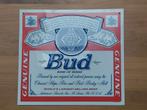 Bud metalen reclamebord Budweiser, Ophalen of Verzenden, Gebruikt