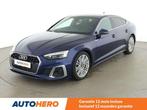 Audi A5 35 TFSI S line (bj 2021, automaat), Auto's, Gebruikt, 1984 cc, Blauw, 150 pk