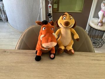 Disney Leeuwenwacht Timon & Pumbaa pluche characters (22 cm) beschikbaar voor biedingen