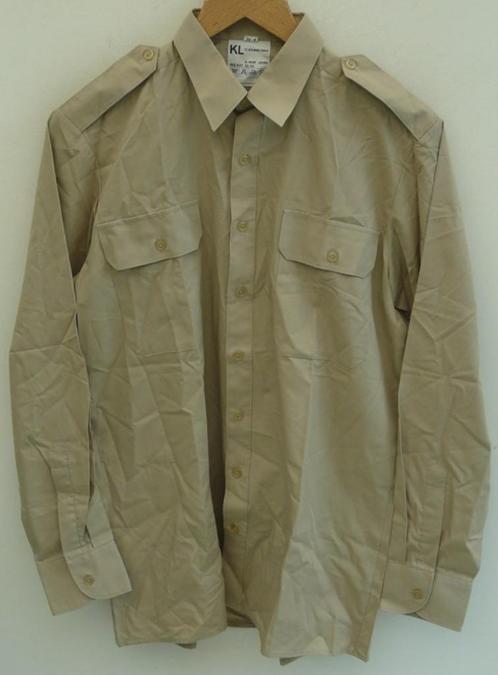 Hemd, Uniform DT63, lange mouw, KL, maat: 39-4, jaren'80.(1), Verzamelen, Militaria | Algemeen, Landmacht, Kleding of Schoenen