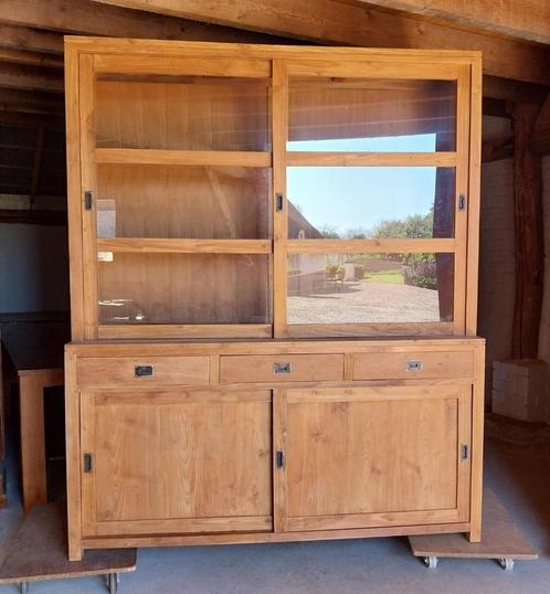 Prachtige Teak Buffetkast 180 cm, Huis en Inrichting, Kasten | Buffetkasten, Zo goed als nieuw, 200 cm of meer, 150 tot 200 cm