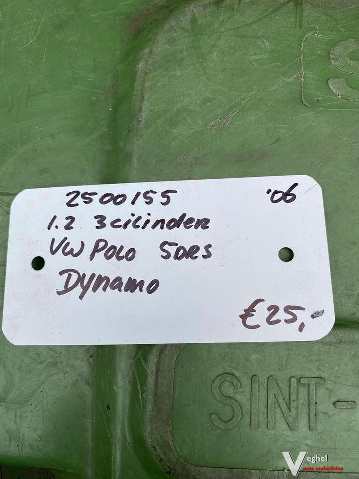 Vw polo 1.2 3 cil. 5 drs 2006 2500155 Dynamo, Auto-onderdelen, Motor en Toebehoren, Gebruikt, Ophalen of Verzenden