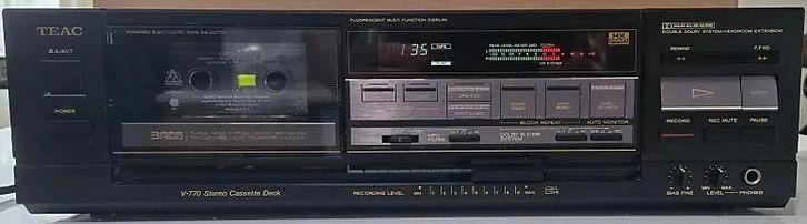 Teac V-770 stereocassetterecorder, Audio, Tv en Foto, Cassettedecks, Enkel, Ophalen