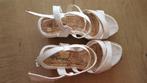 Sandalen met kurk, Vêtements | Femmes, Chaussures, Enlèvement ou Envoi, Comme neuf, Blanc, Coconel