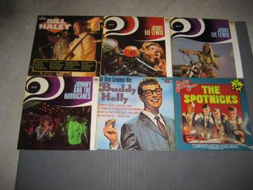 Lot(31 lp's) ROCK AND ROLL HITS '60-'80 beschikbaar voor biedingen