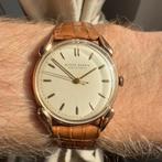 Ulysse Nardin horloge in 18 karaat roségoud - jaren 50, Overige merken, Leer, Polshorloge, Ophalen of Verzenden