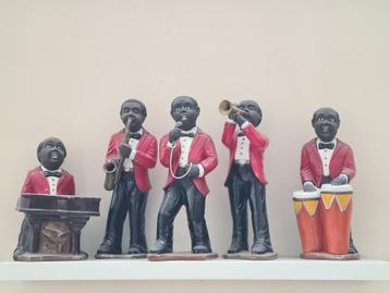 plaasteren beeldengroep jazzcombo beschikbaar voor biedingen