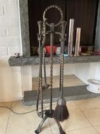 set borstels voor haardvuur, Ophalen, Gebruikt, Inbouwhaard, Houthaard