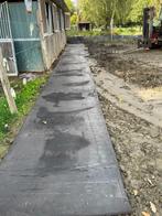 slijk beu/rubbermatten leggen, Weidegang