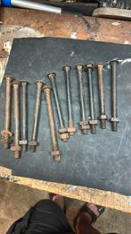 11 Lange bouten 160 x 9 mm, Ophalen of Verzenden, Gebruikt
