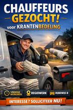 Chauffeurs gezocht te kleine brogel, Vacatures, Vacatures | Chauffeurs, Tot en met 24 uur, Starter, Geschikt als bijbaan
