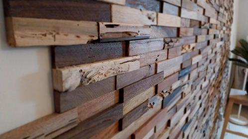 Plaquettes de parement en bois (effet bois Colorado), Huis en Inrichting, Woonaccessoires | Wanddecoraties, Nieuw, Ophalen