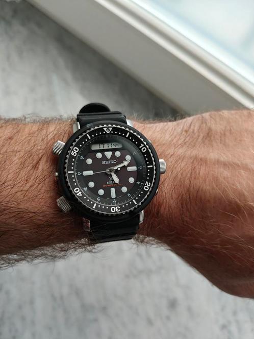 Seiko Prospex Arnie Reissue H851-00A0 SNJ025 (geen catawiki), Handtassen en Accessoires, Horloges | Heren, Zo goed als nieuw, Polshorloge