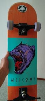 Skateboard WELCOME, Sport en Fitness, Ophalen of Verzenden, Zo goed als nieuw, Skateboard