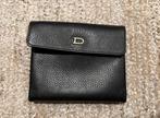 Portefeuille Delvaux pour femme en cuir noir comme neuf, Enlèvement ou Envoi, Comme neuf, Noir