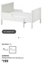 Meegroei bed ikea, Kinderen en Baby's, Ophalen, 70 tot 85 cm, Zo goed als nieuw, Lattenbodem