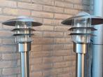 2x RVS Diamant tuinlantaarn Corleone nieuw in verpakking, Tuin en Terras, Ophalen, Staal, Minder dan 50 watt, Staande lamp